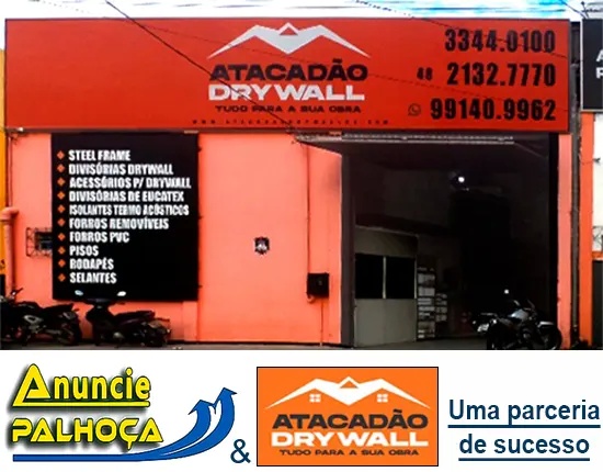 Imagem principal da fachada da empresa Atacadão DRY WALL Forros e Divisórias PVC