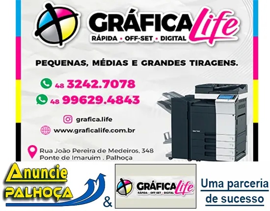Imagem principal da fachada da empresa Gráfica Life Impressão Digital e Off-Set