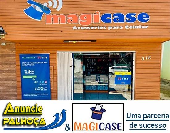Imagem principal da fachada da empresa Magicase<br />Consertos e acessórios para celulares