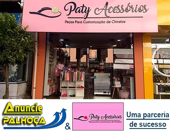 Imagem principal da fachada da empresa Paty Acessórios Peças Para Customização De Chinelos