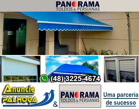 Imagem principal da fachada da empresa Panorama Toldos e Persianas