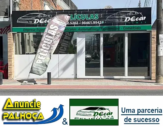 Imagem principal da fachada da empresa Decar Filmes