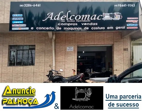Imagem principal da fachada da empresa Adelcomac Máquinas de Costura