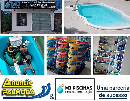 Imagem principal da fachada da empresa MJ Piscinas