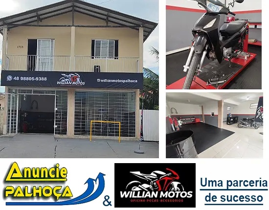 Imagem principal da fachada da empresa Willian Motos