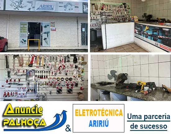 Imagem principal da fachada da empresa Eletrotécnica Aririú