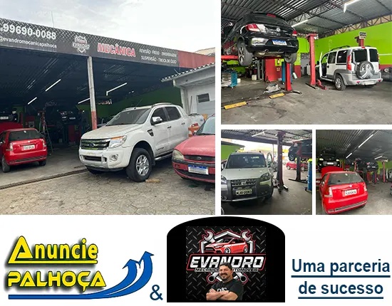 Imagem principal da fachada da empresa Evandro Mecânica Automóveis