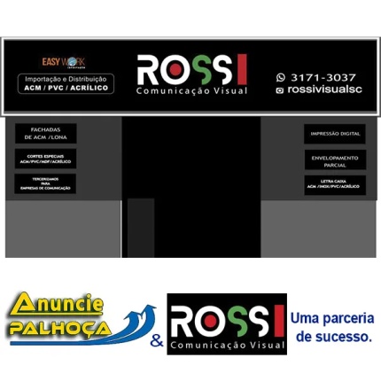 Imagem principal da fachada da empresa ROSSI Comunicação Visual