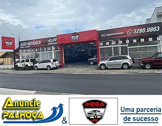 Imagem principal da fachada da empresa Mega Auto Mecânica <br />Nacionais e Importados 4x4